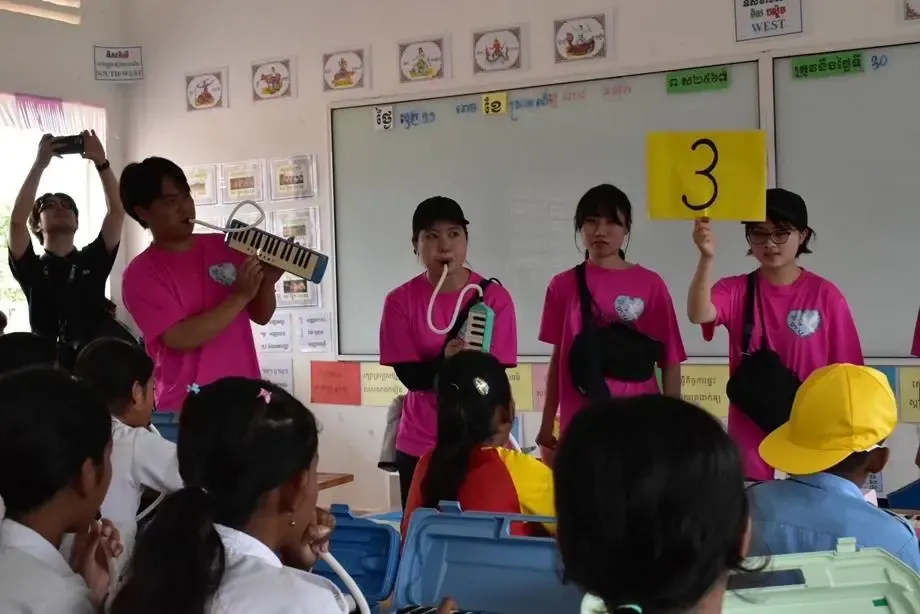 21次隊 プレアビヒア小学校での音楽交流